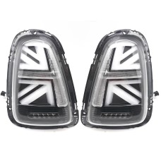 Задні LED ліхтарі в стилі Union Jack Black V-2 (2 шт) для Mini Cooper R56/57 2006-2014 рр