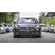 Передний бампер в собранном виде S65 AMG (2018-2022) для Mercedes S-сlass W222