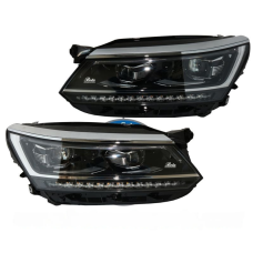 Передні фари з лампами (USA, 2015-2019, 2 шт) для Volkswagen Passat B8 рр