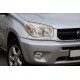 Накладки на фари (2 шт., пласт) 2003-2006 для Toyota Rav 4 рр Накладки на фари (2 шт., пласт) 2003-2006 для Toyota Rav 4 рр