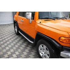 Боковые пороги Fullmond (2 шт., алюминий) для Toyota FJ Cruiser 2006-2022 гг