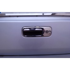 Накладка на ручку багажника (нерж) Carmos - Турецкая сталь для Volkswagen Caddy 2004-2010 гг