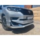 Накладка на передний бампер Modelista V3-LED (2017-) Черный цвет для Toyota Land Cruiser Prado 150
