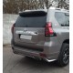 Накладка на задний бампер Modelista V3-LED (2017-) Черный цвет для Toyota Land Cruiser Prado 150