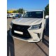 Передний диффузор TRD (2021-2022) Черный цвет для Lexus LX570 / 450d