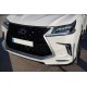Передний диффузор TRD (2021-2022) Белый для Lexus LX570/450d