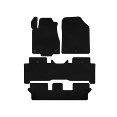 Коврики текстильные Classic (3 ряда, Черный) для Acura MDX 2007-2013 гг