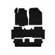 Коврики текстильные Classic (3 ряда, Черный) для Acura MDX 2007-2013 гг