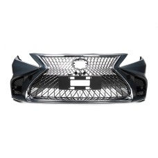 Передний бампер Lexus LS style в собранном виде для Toyota Camry 2017-2023 гг