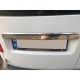 Накладка над номером (2 дверн, нерж) Надпись Caddy, Carmos - Турецкая сталь для Volkswagen Caddy 2004-2010 гг