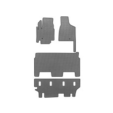 Килимки EVA (2008-2020, 3 ряди, 8-ми місний/Комплектація SXT, Сірий) для Dodge Grand Caravan V рр
