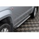 Боковые пороги Line (2 шт., алюминий) для Volkswagen Amarok 2010-2022 гг
