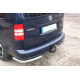 Задні куточки AK003 (2 шт., нерж) для Volkswagen Caddy 2010-2015 рр