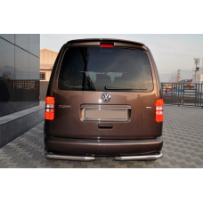Задні куточки AK003 (2 шт., нерж) для Volkswagen Caddy 2004-2010 рр