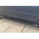 Бокові пороги Allmond Black (2 шт., алюм) Довга база для Volkswagen T5 Transporter 2003-2010 рр