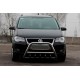 Кенгурятник WT003 (нерж) 60 мм, без напису для Volkswagen Touran 2003-2010 рр