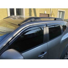 Вітровики з хромом (4 шт, Niken) для Dacia Duster 2024- рр