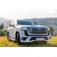Накладка на передний бампер GXR Черный цвет для Toyota Land Cruiser 300