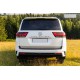Накладка на задний бампер GXR Белый цвет для Toyota Land Cruiser 300