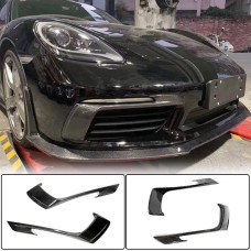 Накладки на противотуманки (2016-2019, карбон) для Porsche Boxster/Cayman 982 (718) 2016- гг