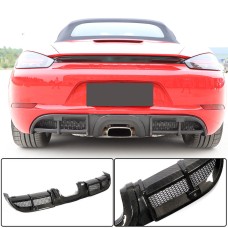 Диффузор заднего бампера V1 (2016-2019, Карбон) для Porsche Boxster/Cayman 982 (718) 2016- гг