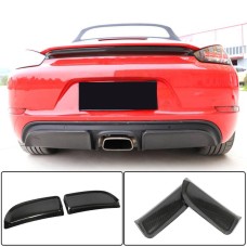 Диффузор заднего бампера V2 (2016-2019, Карбон) для Porsche Boxster/Cayman 982 (718) 2016- гг