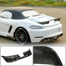 Диффузор заднего бампера V3 (2016-2019, Карбон) для Porsche Boxster/Cayman 982 (718) 2016- гг
