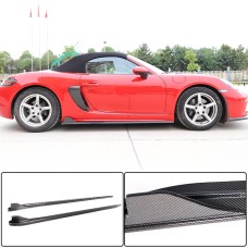 Боковые пороги V1 (2016-2019, Карбон) для Porsche Boxster/Cayman 982 (718) 2016- гг