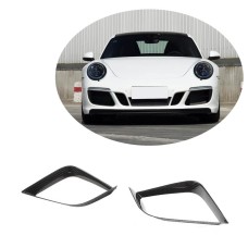 Накладки на передний бампер (для Carrera 4 GTS 2017-2018, Карбон) для Porsche 911