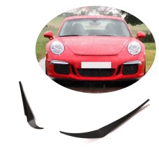 Накладки на передний бампер V1 (для GT3 (RS) 2014-2015, Карбон) для Porsche 911