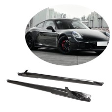 Боковые пороги (Карбон) для Porsche 911 2012-2018 гг