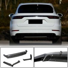 Диффузор заднего бампера (2018-2023, Карбон) для Porsche Cayenne 2018- гг