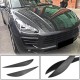 Ресницы на фары (2014-2018, Карбон) для Porsche Macan