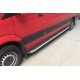 Боковые пороги Fullmond (2 шт., алюминий) Long/ExtraLong для Volkswagen Crafter 2006-2016 гг