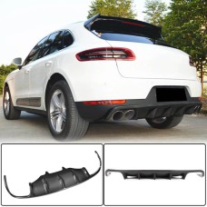 Диффузор заднего бампера V1 (2014-2021, Карбон) для Porsche Macan