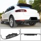 Диффузор заднего бампера V1 (2014-2021, Карбон) для Porsche Macan