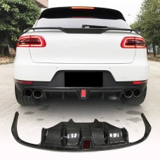 Диффузор заднего бампера V2 (2014-2021, Карбон) для Porsche Macan