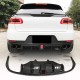 Диффузор заднего бампера V2 (2014-2021, Карбон) для Porsche Macan