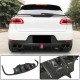 Диффузор заднего бампера V2 (2014-2021, Карбон) для Porsche Macan