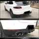 Диффузор заднего бампера V2 (2014-2021, Карбон) для Porsche Macan