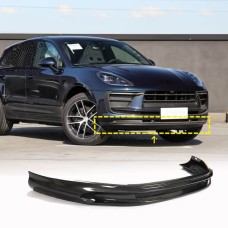 Накладка на передний бампер Lip (2022-2025, Карбон) для Porsche Macan
