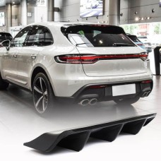 Диффузор заднего бампера V1 (2021-2025, Карбон) для Porsche Macan