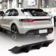 Диффузор заднего бампера V1 (2021-2025, Карбон) для Porsche Macan
