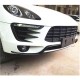 Накладки на передний бампер Flap (2014-2018, Карбон) для Porsche Macan