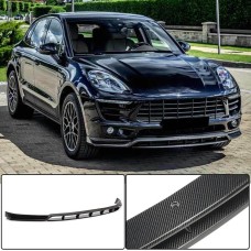Накладка на передний бампер Lip V2 (2014-2018, Карбон) для Porsche Macan