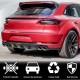 Спойлер нижний (2014-2018, Карбон) для Porsche Macan