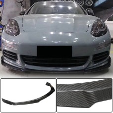 Накладка на передний бампер Lip (для Base 2013-2016, Карбон) для Porsche Panamera