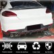 Диффузор заднего бампера (2013-2016, Карбон) для Porsche Panamera