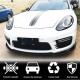 Накладка на передний бампер Lip V2 (для Turbo/Turbo S/GTS) для Porsche Panamera 2009-2016 гг