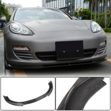 Накладка на передний бампер Lip (для Base 2009-2013, Карбон) для Porsche Panamera